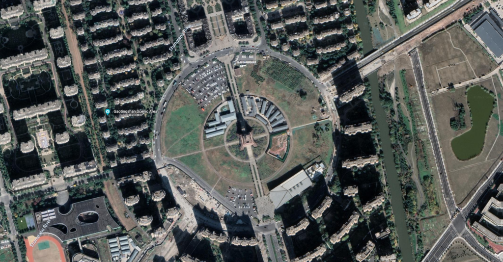 Satellitebild Chineseschen Eiffeltuerm