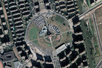Satellitebild Chineseschen Eiffeltuerm